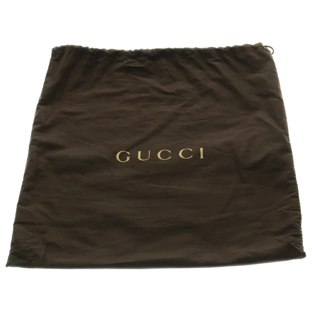 GUCCI GG Canvas Shoulder Bag Messenger Beige Leather - Picture 6 of 6